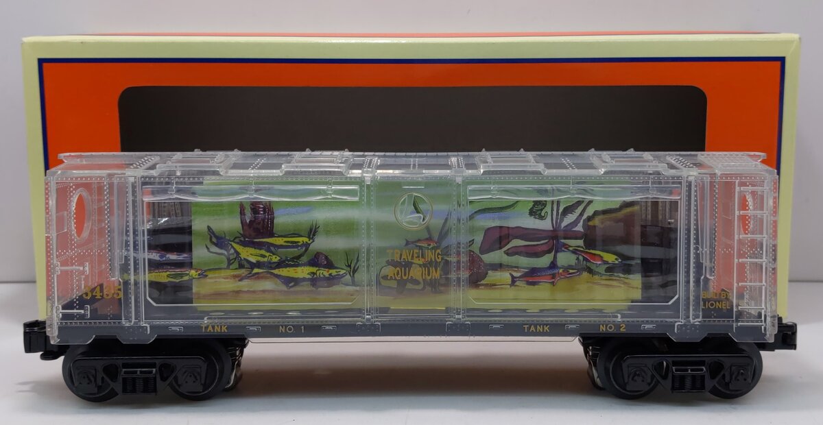 Lionel 6-29300 O Gauge 75th Anniversary Clear Shell Aquarium Car #3435 NIB
