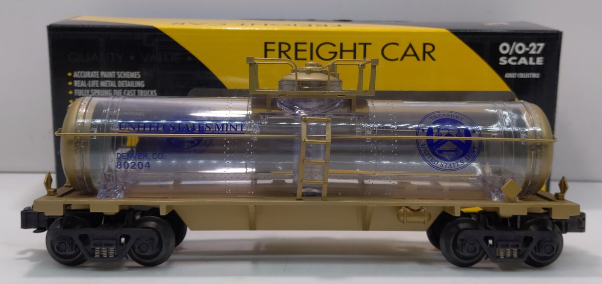 K-Line K632-8029 O US Mint Denver Tank Car Bank #80204 LN/Box