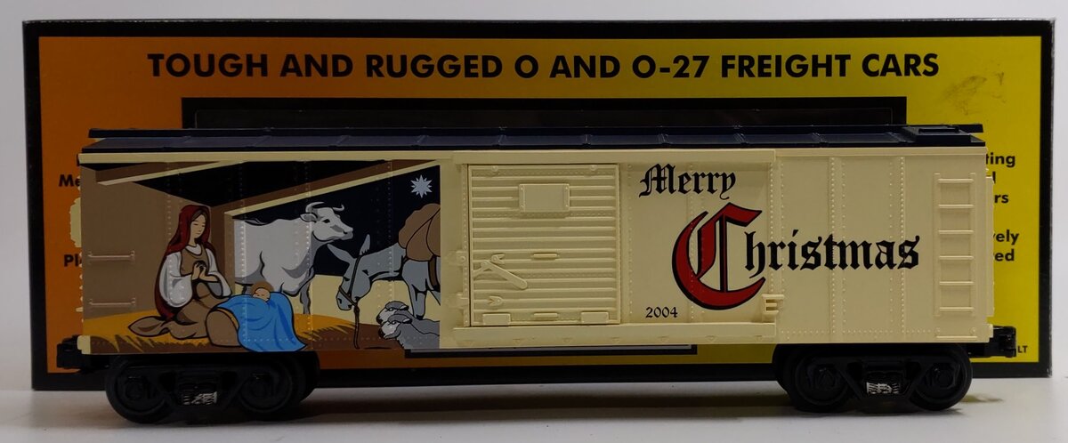 MTH 30-74183 O Gauge 2004 Holiday Boxcar LN/Box