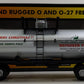 MTH 30-7396 O Gauge Christmas Tank Car #1225