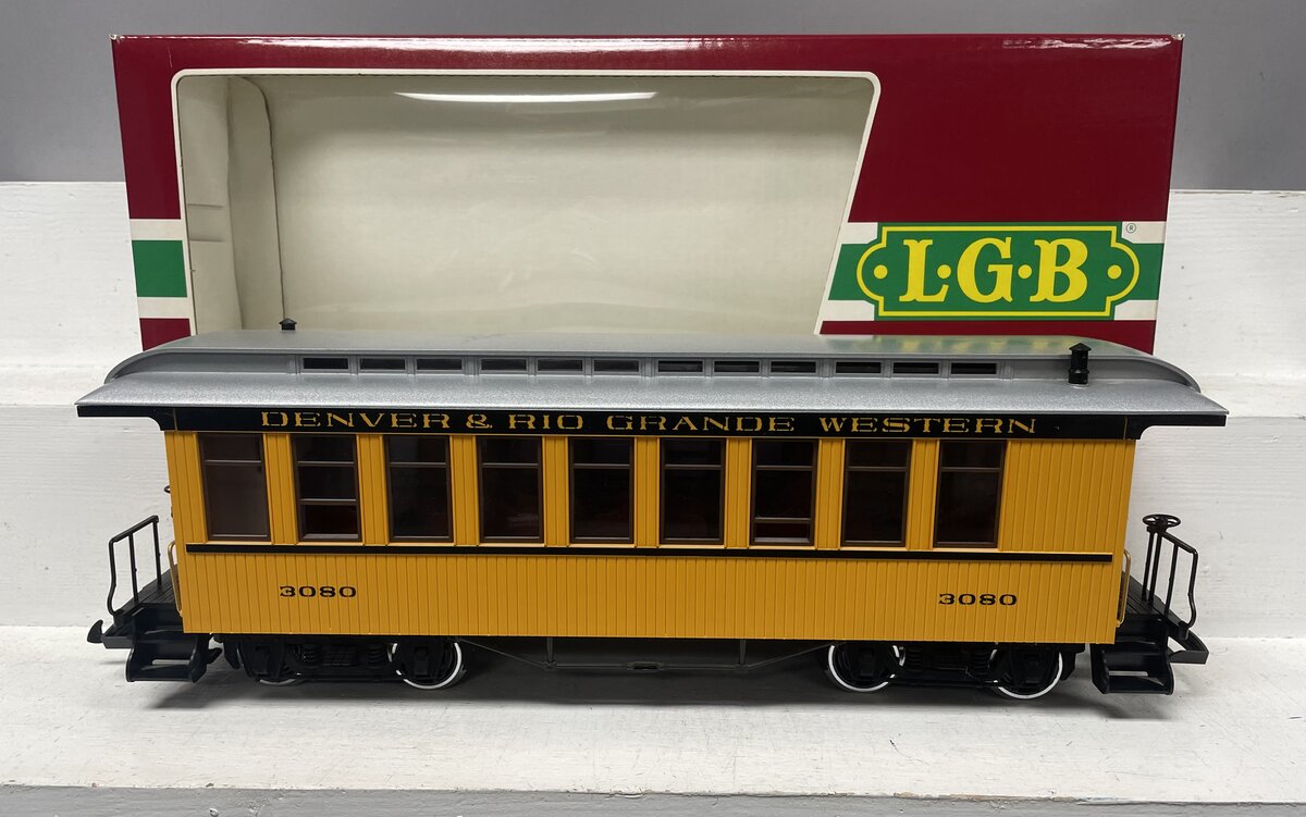 LGB 3080 G Denver & Rio Grande Western Passenger Car [Metal Wheels] LN/Box