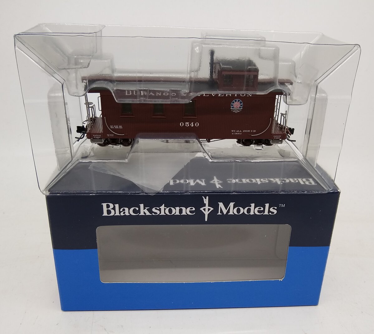 Blackstone Models B340961 HOn3 Scale D&SNG Long Caboose #0540