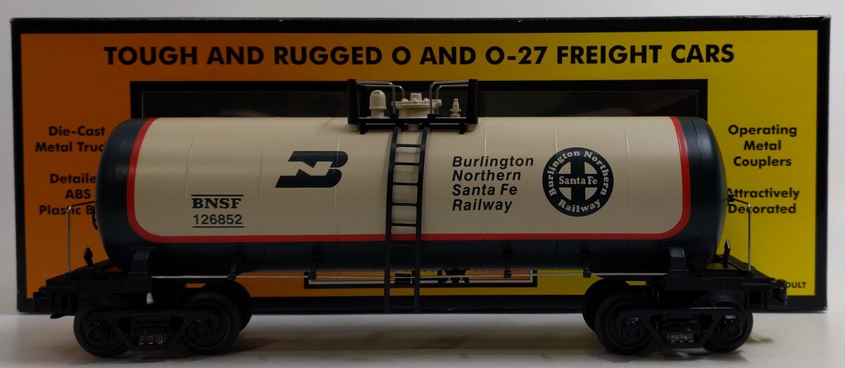 MTH 30-7373 O Gauge BNSF Modern Single Dome Tank Car #126852 LN/Box