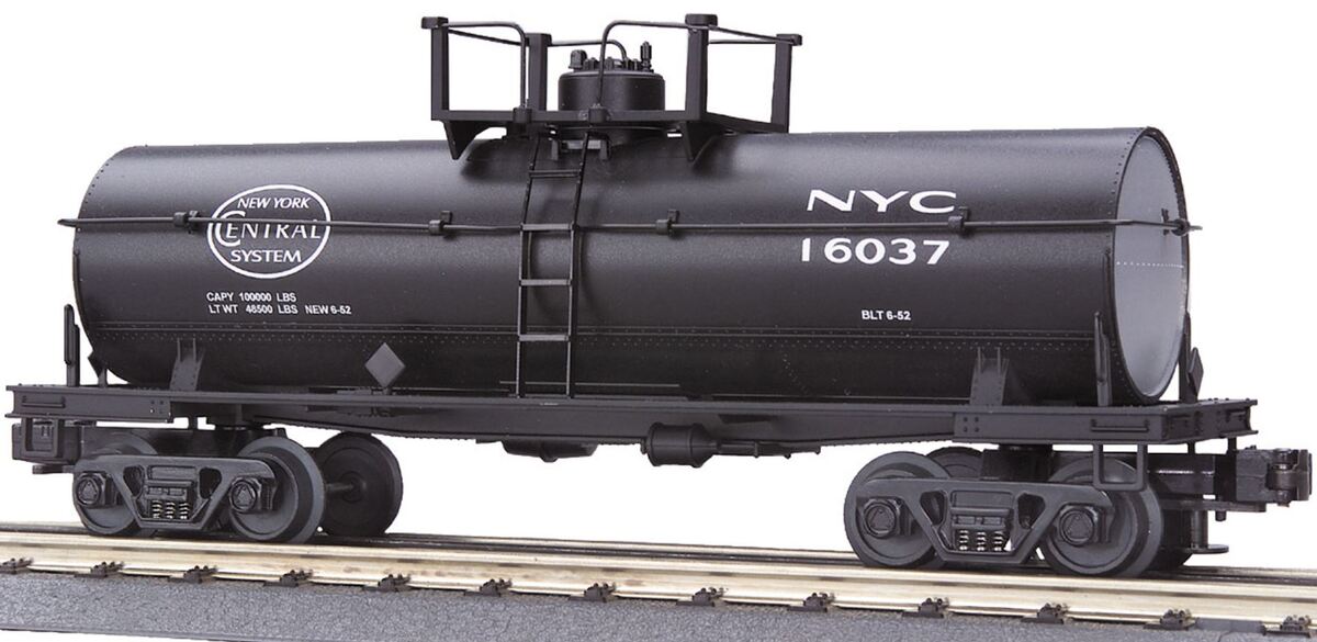 MTH 30-8104 O Gauge New York Central Die-cast Tank Car #16037 LN/Box