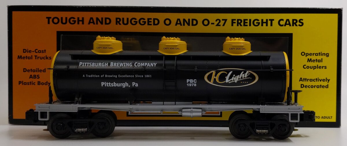 MTH 30-7367 O Gauge Iron City 3-Dome Tank Car LN/Box