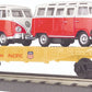 MTH 30-76033 O Scale Union Pacific Flatcar w/2 VW #1965 NIB