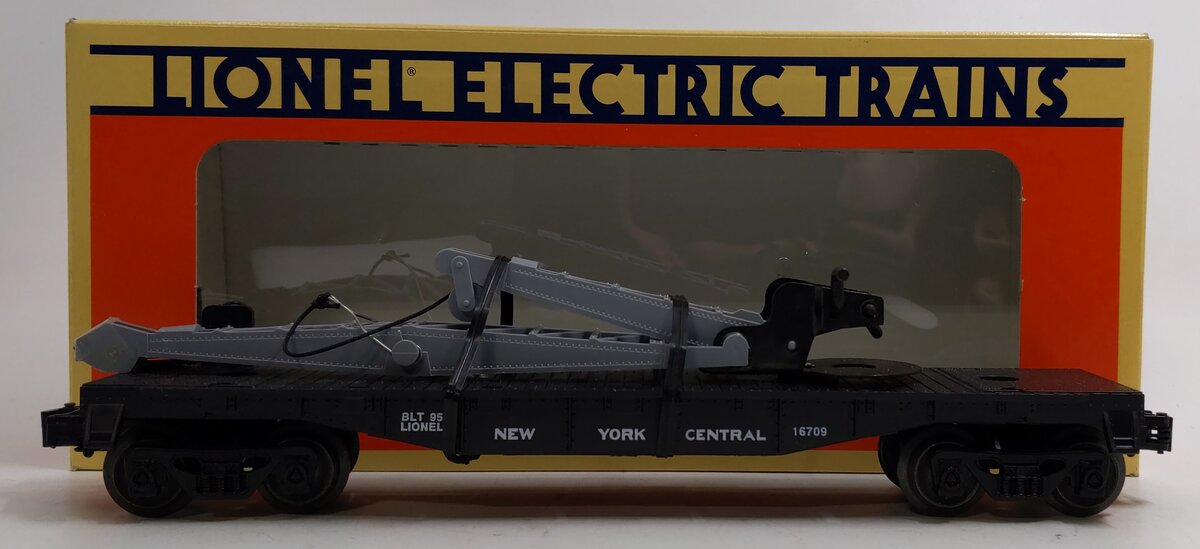 Lionel 6-16709 O Gauge New York Central Derrick Car #16709 LN/Box