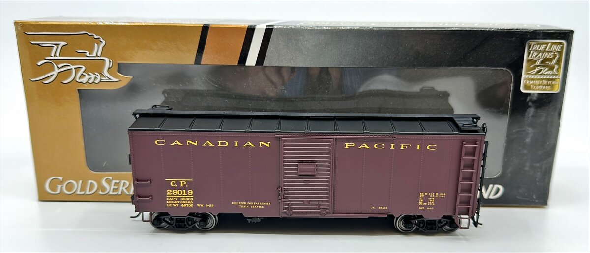 True Line Trains 300100 HO Scale Canadian Pacific Boxcar #29019
