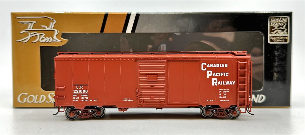 True Line Trains 300106 HO Scale Canadian Pacific Boxcar #221000