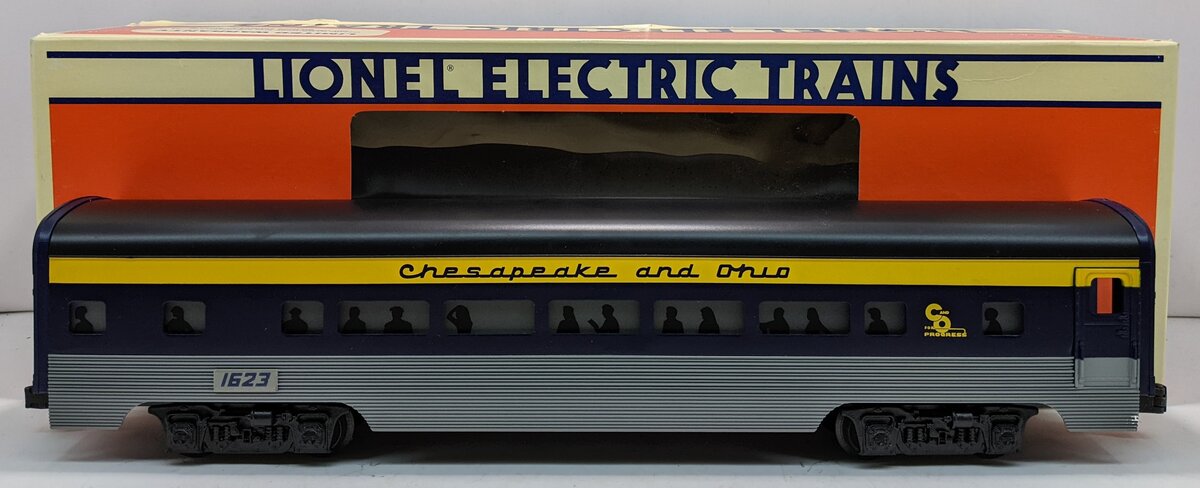Lionel 6-19146 O Gauge Chesapeake & Ohio Aluminum Passenger Car #1623 LN/Box