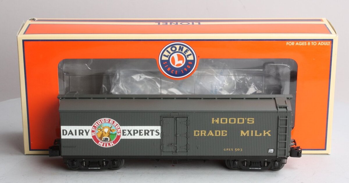 Lionel 6-17350 O Gauge Hood‘s Milk Refrigerator Car #503 LN/Box