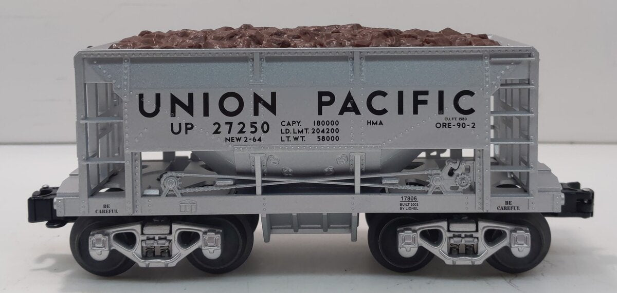 Lionel 6-17806 O Gauge Union Pacific Ore Car with Load #27250