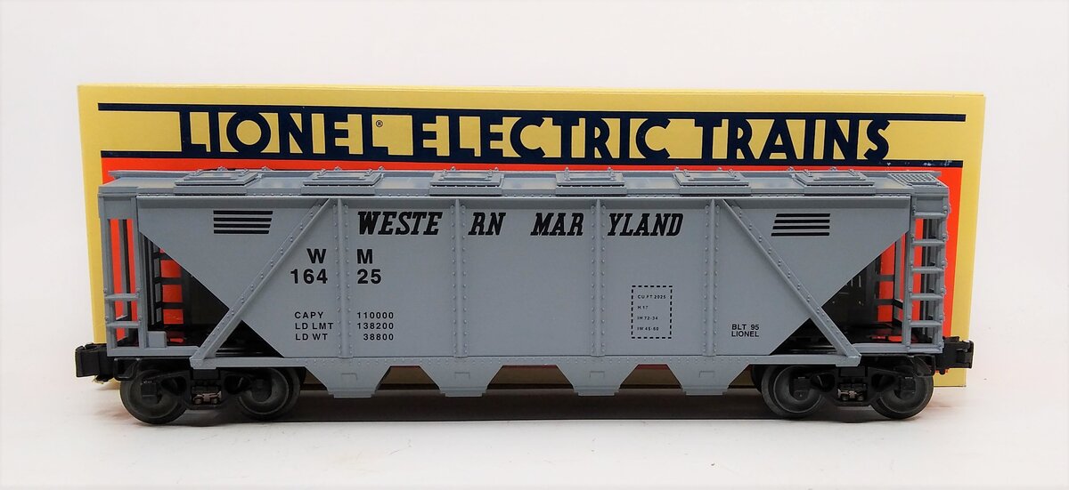 Lionel 6-16425 Western Maryland Covered Quad Hopper LN/Box