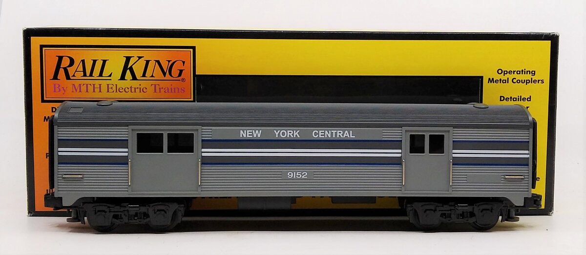 MTH 30-6020 New York Central Streamlined Baggage Car #9152 LN/Box