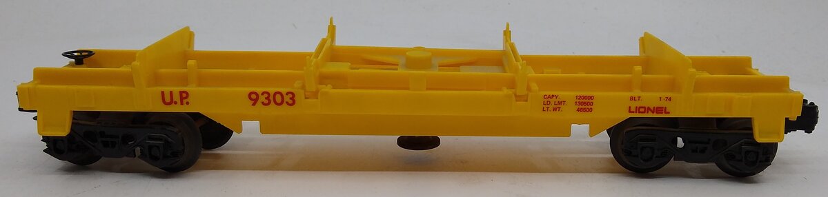 Lionel 6-9303 O Gauge Union Pacific Operating Log Dump Car