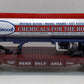 Lionel 6-52083 O Gauge Pennsylvania Flatcar w/ Eastwood Chemicals Tanker LN/Box