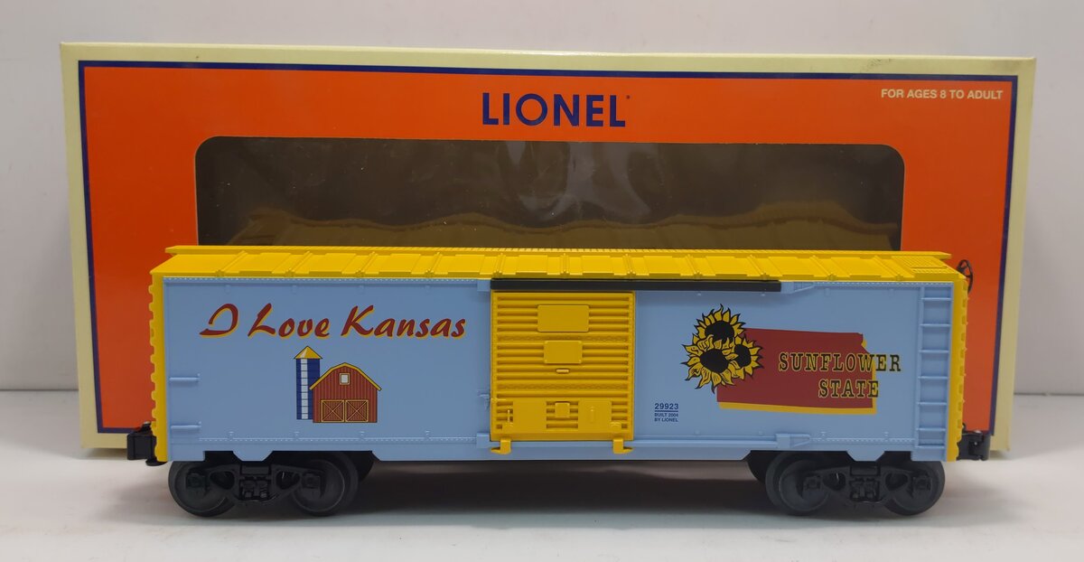 Lionel 6-29923 O Gauge I Love Kansas Boxcar #29923 NIB