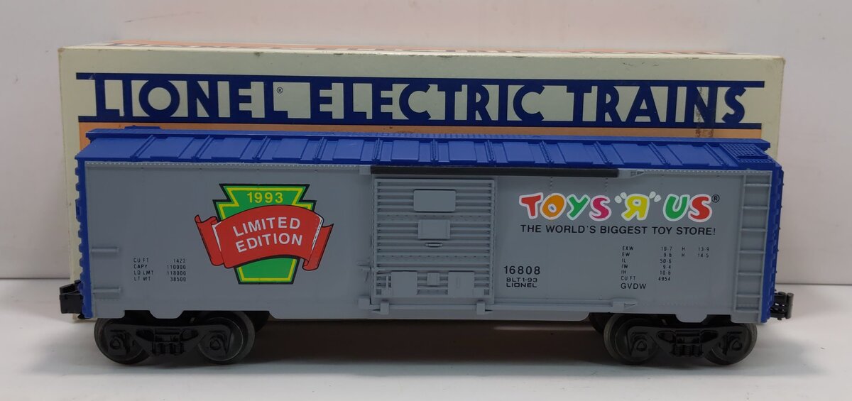 Lionel 6-16808 O Gauge Toys R Us Limited Edition 1993 Boxcar MT/Box
