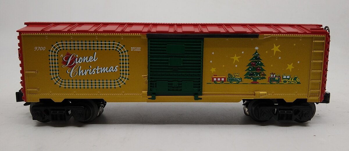 Lionel 6-26706 O Gauge Lighted Christmas Boxcar #9700 LN/Box
