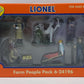 Lionel 6-24196 O Scale Farm People Hand Painted Figures (Set of 6) LN/Box