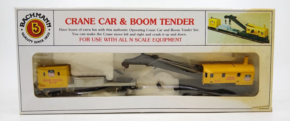 Bachmann 46611 N Union Pacific 250-Ton Operating Crane & Boom Car LN/Box