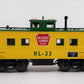 MTH 20-91028 O Gauge Hill Crest Lumber Co. Steel Lighted Caboose LN/Box