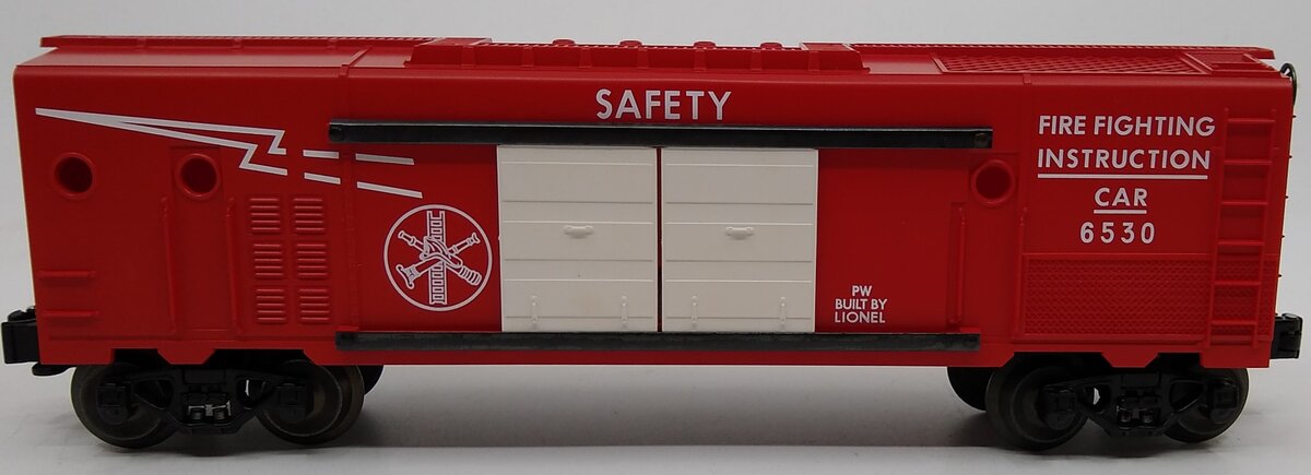 Lionel 6-39210 O Gauge PWC Fire Fighting Instruction Car #6530 LN/Box
