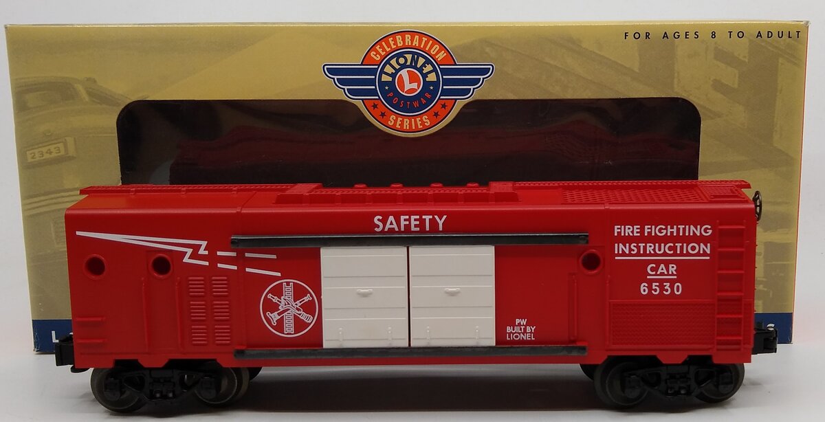 Lionel 6-39210 O Gauge PWC Fire Fighting Instruction Car #6530 LN/Box