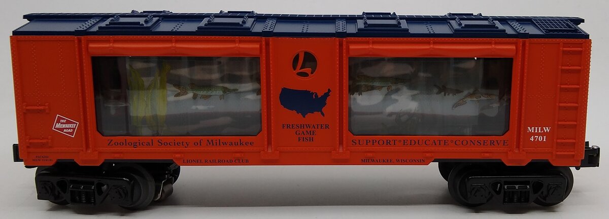 Lionel 6-52265 O Gauge Milwaukee Aquarium Car NIB