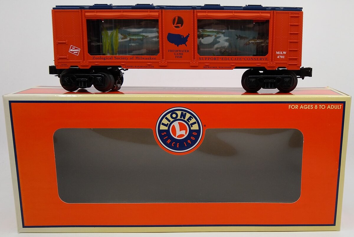 Lionel 6-52265 O Gauge Milwaukee Aquarium Car NIB