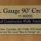 MTH 11-99006 Lionel Standard Gauge Tinplate 90 Degree Crossing LN/Box