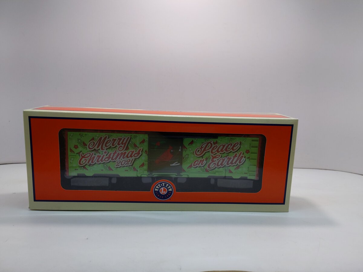 Lionel 2128190 O Scale 2021 Cardinal Bird Christmas Boxcar LN/Box