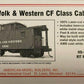 American Model Builders 864 HO Laser Art N&W Class CF Caboose Kit