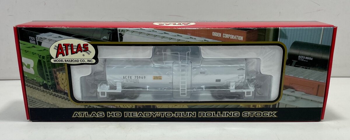 Atlas 1711-2 HO ACFX ACF® Kaolin Tank Car #75969 LN/Box