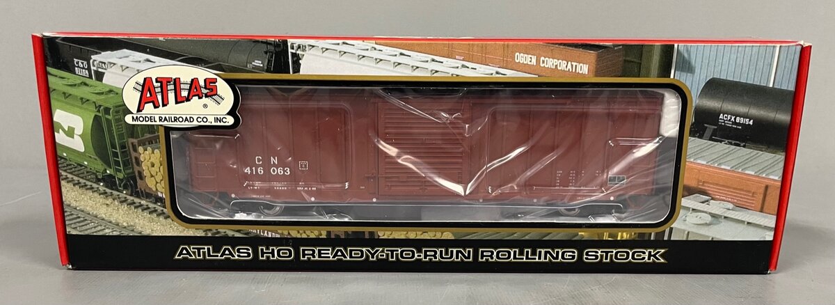 Atlas 1362-2 HO Scale Canadian National 50' Box Car #416063 LN/Box
