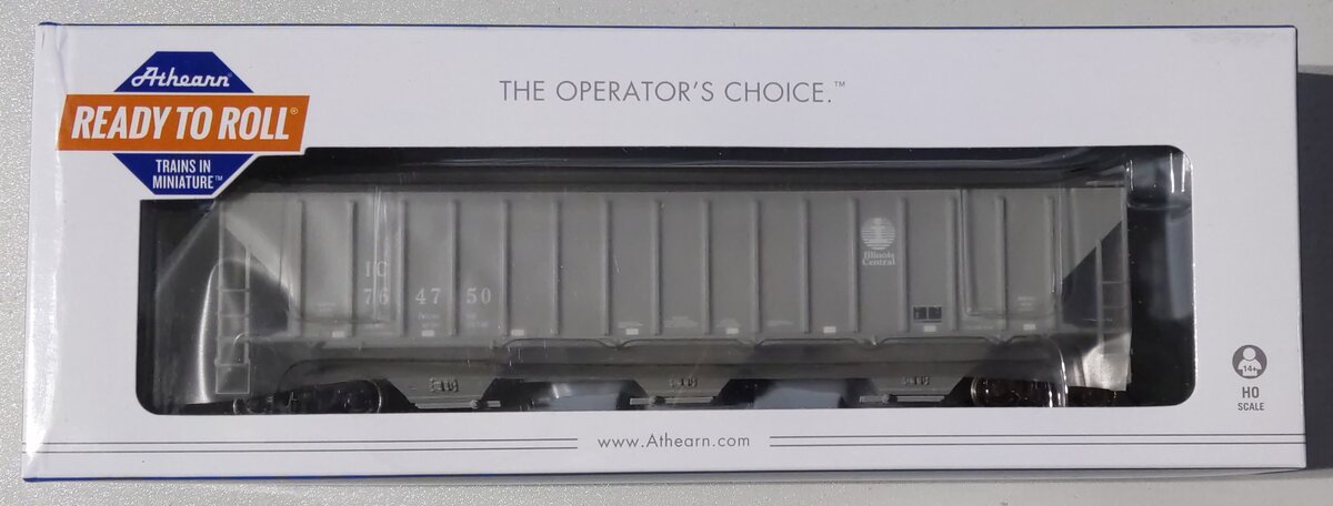 Athearn 15546 HO Scale IC PS 4740 Covered Hopper Ready-To-Run #764750 LN/Box