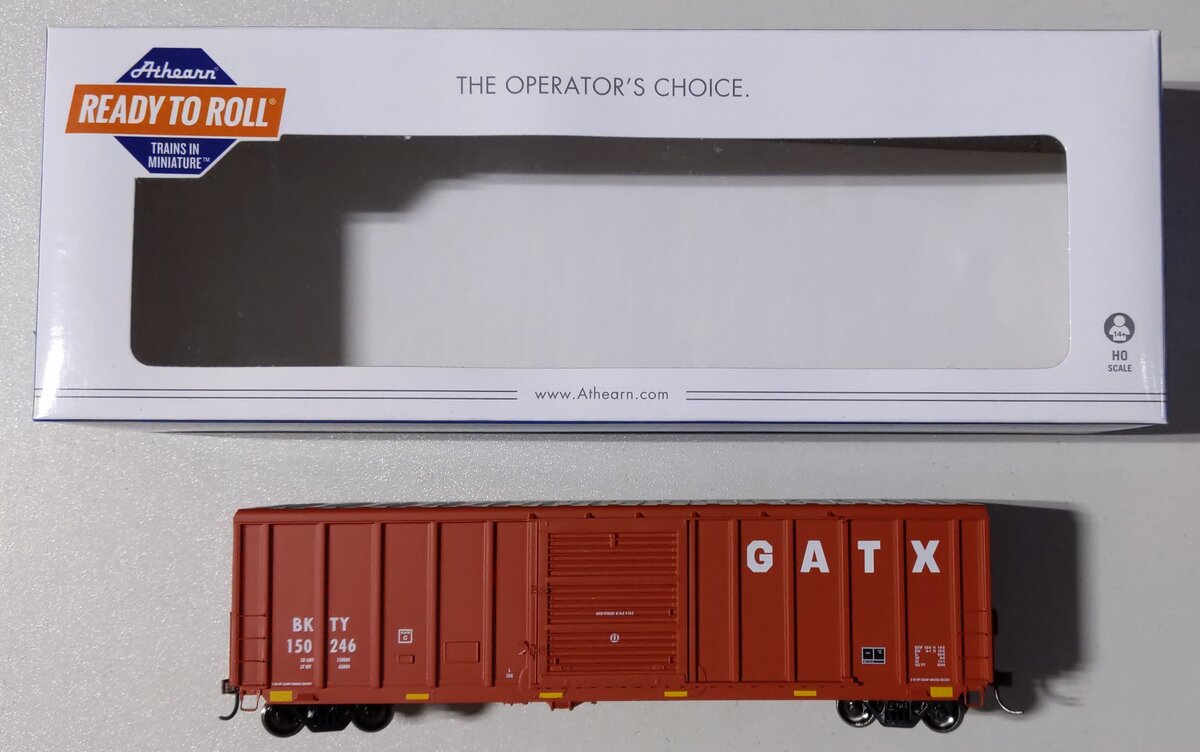 Athearn 79616 HO GATX Pullman Standard 5344 Boxcar RTR #150246