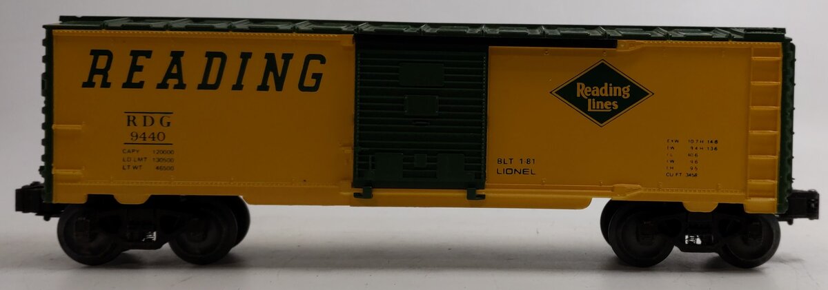 Lionel 6-9440 O Gauge Reading Boxcar #9440