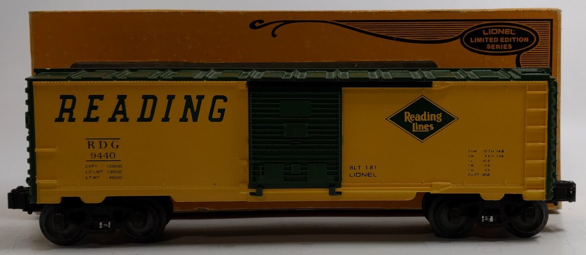 Lionel 6-9440 O Gauge Reading Boxcar #9440