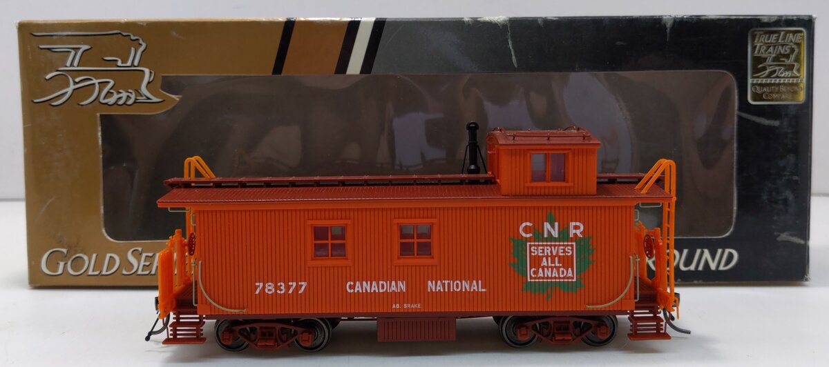 True Line Trains 301019 HO Canadian National Caboose #78377 LN/Box