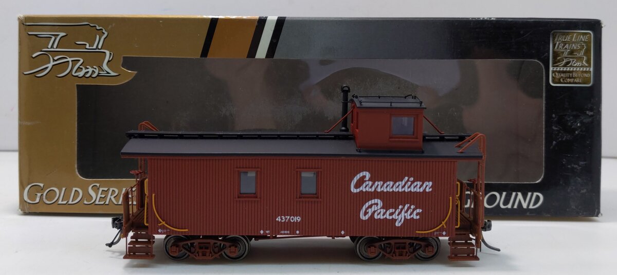 True Line Trains 301173 HO Canadian Pacific Caboose #437019 NIB