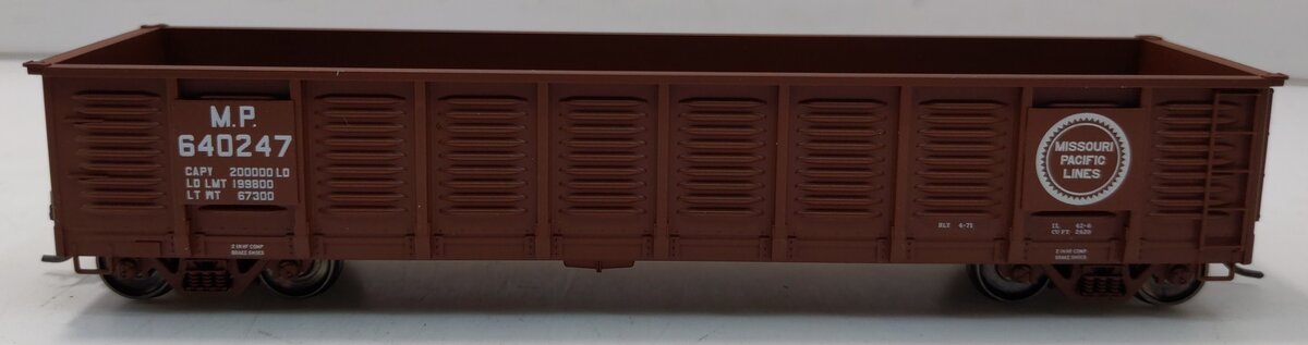 ExactRail EX-1211-3 HO Missouri Pacific Gunderson 2420 cu ft Gondola #640247 LN/Box