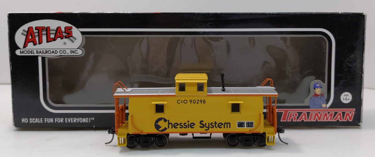 Atlas 20002414 HO Chessie System Trainman C&O Cupola Caboose #90298