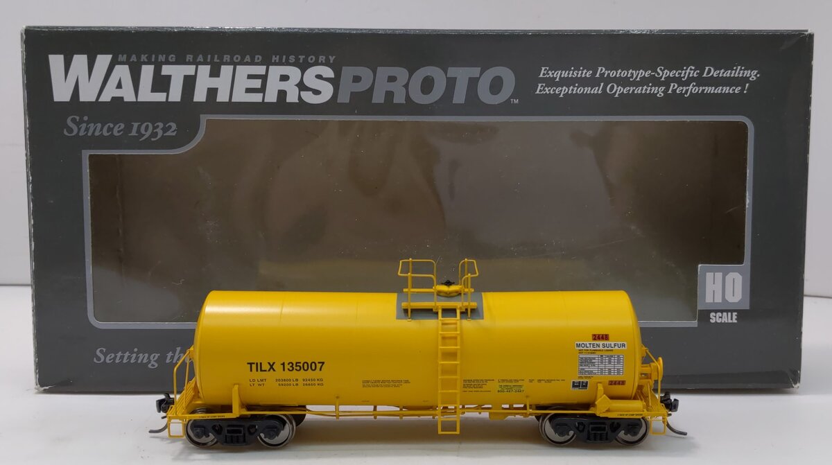 Walthers 920-100045 HO Trinity Industries Leasing 40' Trinity Tank Car #135007