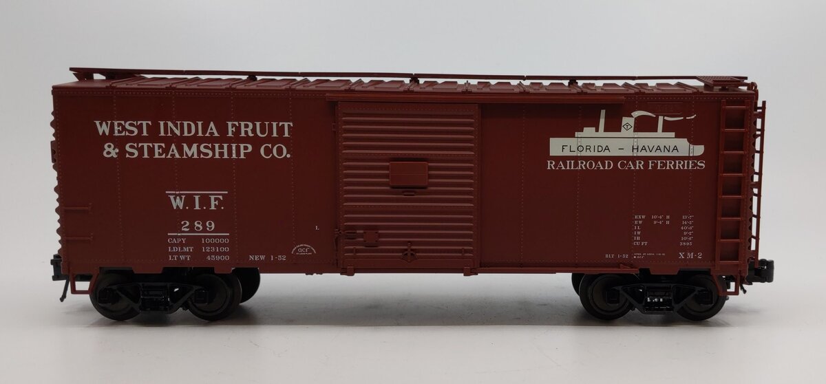 Atlas 0515-1 West India Fruit 40' Sliding Door Box Car #289 (3 Rail) LN/Box