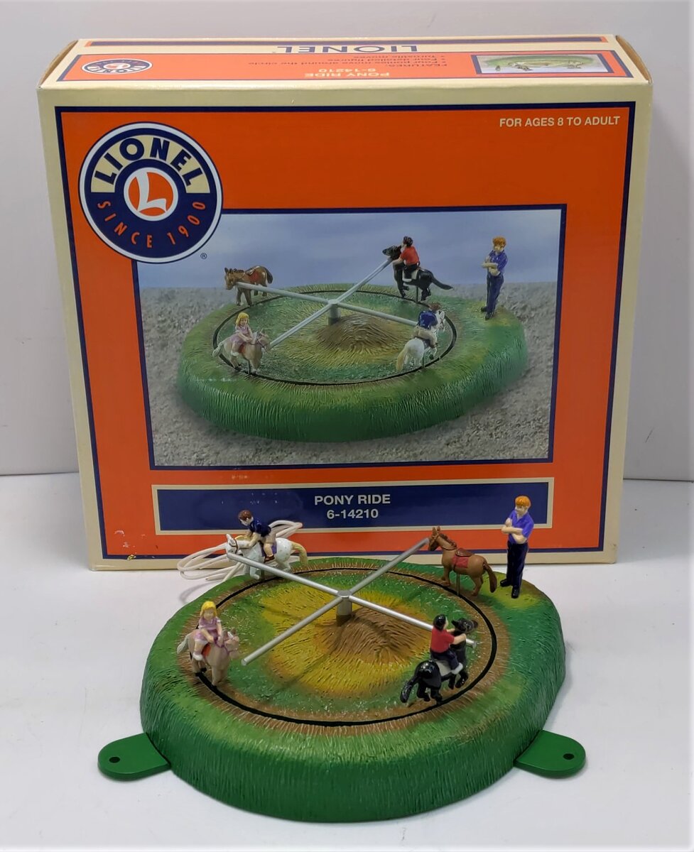 Lionel 6-14210 O Operating Pony Ride Animated Scene LN/Box