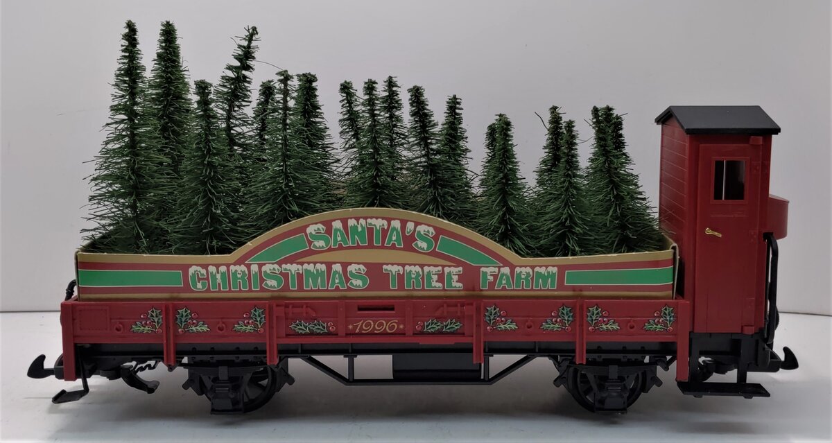 LGB 41120 G Scale Christmas Tree Farm Gondola LN/Box