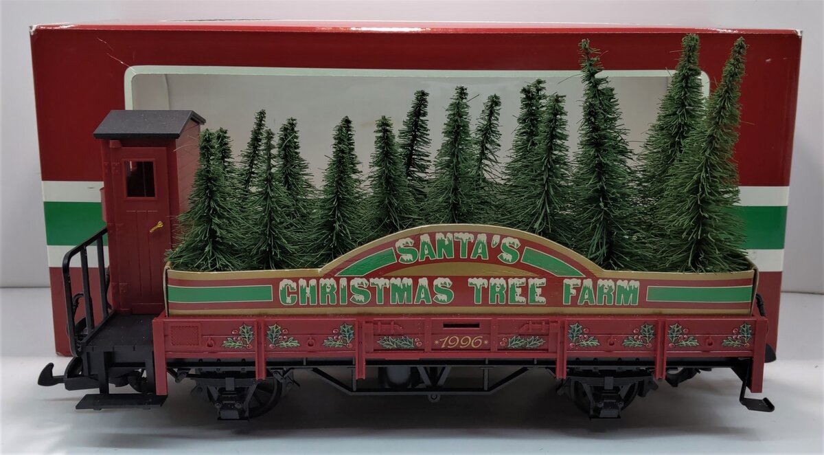 LGB 41120 G Scale Christmas Tree Farm Gondola LN/Box