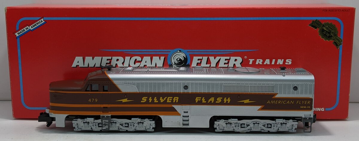 American Flyer 6-48129 S Silver Flash Alco PA1 Dummy Diesel Locomotive LN/Box