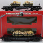 American Flyer 6-48507 S US Army Flatcars with Tanks (Set of 2) NIB